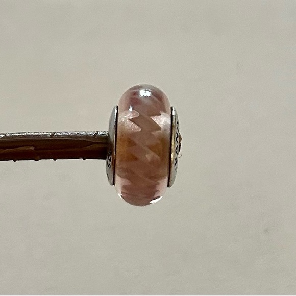 Authentic Pandora Pink zigzag bead - Picture 1 of 4